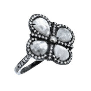 SUTRA 18K White Gold Gray Diamond Ring - FINAL SALE