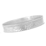 Load image into Gallery viewer, Silver Hammered Bangle
