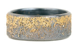 Load image into Gallery viewer, KATE MALLER Black + Gold Dusted Band
