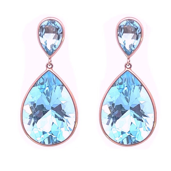 ETHO MARIA Blue Topaz Earrings