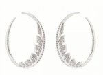 Load image into Gallery viewer, Magnipheasant Pave Hoop Earrings
