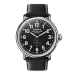 Load image into Gallery viewer, SHINOLA The Runwell 47mm Sub Second Black Dial, Black Leather Strap Watch
