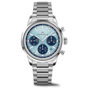 NORQAIN Freedom 60 Chrono Automatic 40mm Blue Dial, Stainless Steel Bracelet Watch