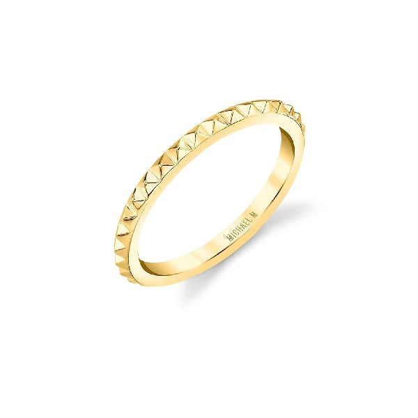 MICHAEL M 14K Yellow Gold Tetra Band
