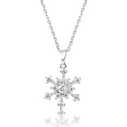 Snowflake Diamond Pendant