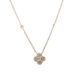 Load image into Gallery viewer, Diamond Clover Necklace