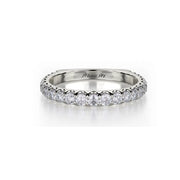 MICHAEL M Diamond Wedding Band