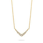 Load image into Gallery viewer, Diamond V Necklace
