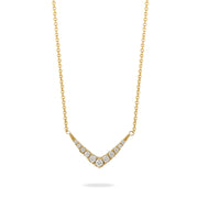 Diamond V Necklace