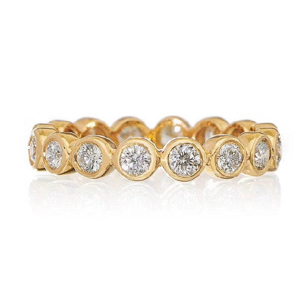 SETHI COUTURE Modern Bezel Yellow Diamond Band