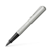 FABER-CASTELL HEXO Rollerball Pen, Matte Silver