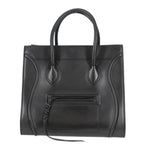 Load image into Gallery viewer, PRE-OWNED CELINE Phantom Black Leather Tote Bag
