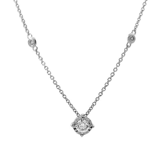 Diamond Solitaire Necklace