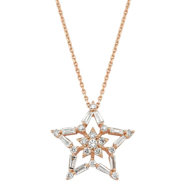 Sirius Star Diamond Necklace