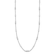 SETHI COUTURE 18K White Gold Barrel Diamond Chain
