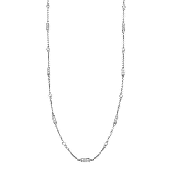 SETHI COUTURE 18K White Gold Barrel Diamond Chain