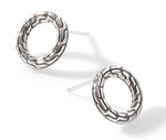 Load image into Gallery viewer, Classic Chain Circle Stud Earrings
