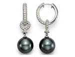 Load image into Gallery viewer, Nova Pearl and Diamond Earrings
