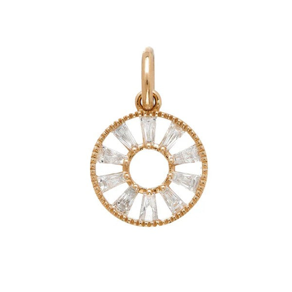 SETHI COUTURE 18K Yellow Gold Arena Baguette Diamond Necklace