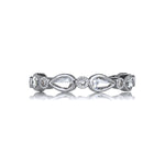 Load image into Gallery viewer, SETHI COUTURE 18K White Gold Fine Vine White Diamond Band