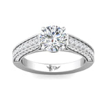 Load image into Gallery viewer, Micropave Diamond Engagement Ring
