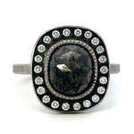 Load image into Gallery viewer, Rose Cut Black Diamond Ring
