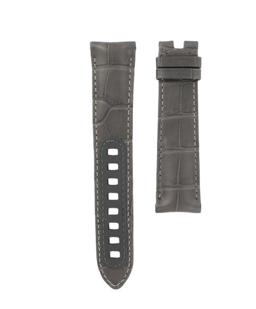 OMEGA Speedmaster Grey Alligator Leather Watch Strap 21mm