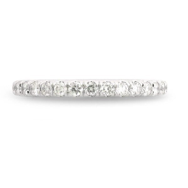 18K White Gold Diamond Eternity Band 0.80cttw