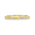 Load image into Gallery viewer, SLOANE STREET Stackable Strie Diamond Band
