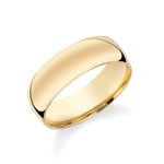 Load image into Gallery viewer, Ladies Traditional Wide Gold 6mm Wedding Band
