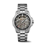 Load image into Gallery viewer, NORQAIN Independence Skeleton 42mm Automatic with Stainless Steel Bracelet Watch
