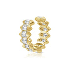 Load image into Gallery viewer, 14K Yellow Gold Diamond Cuff Earring