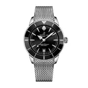 BREITLING Superocean Heritage Automatic 44 Black Dial Stainless Steel Watch 44mm - NEW