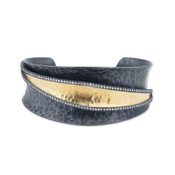 LIKA BEHAR Inversion Silver and Gold Cuff