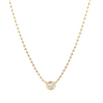 Load image into Gallery viewer, 14K Yellow Gold Diamond Pendant Necklace