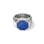 Load image into Gallery viewer, Men&#39;s Lapis Lazuli Signet Ring
