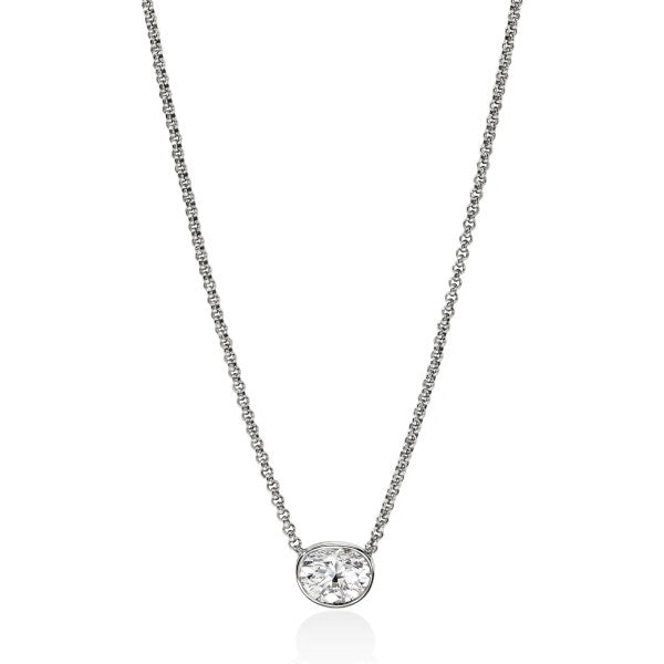 JOHN HARDY Sterling Silver Lovestruck 1.25ctw Lab Grown Diamond Necklace