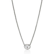 JOHN HARDY Sterling Silver Lovestruck 1.25ctw Lab Grown Diamond Necklace