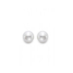 Load image into Gallery viewer, 10-10.5mm Freshwater Pearl Earrings in 14K White Gold
