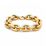 ESTATE 14K Yellow Gold Round Link Bracelet