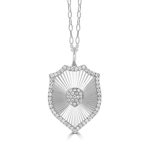 Diamond Shield Pendant