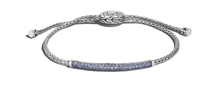 Classic Chain Blue Topaz Bracelet
