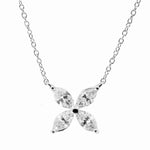 Load image into Gallery viewer, Marquise Diamond Flower Necklace
