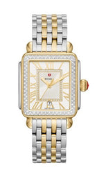 Load image into Gallery viewer, MICHELE Deco Madison Diamond Two-Tone 1 Diamond Dial Watch
