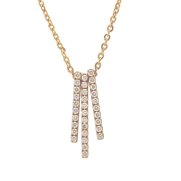 Diamond Bar Necklace