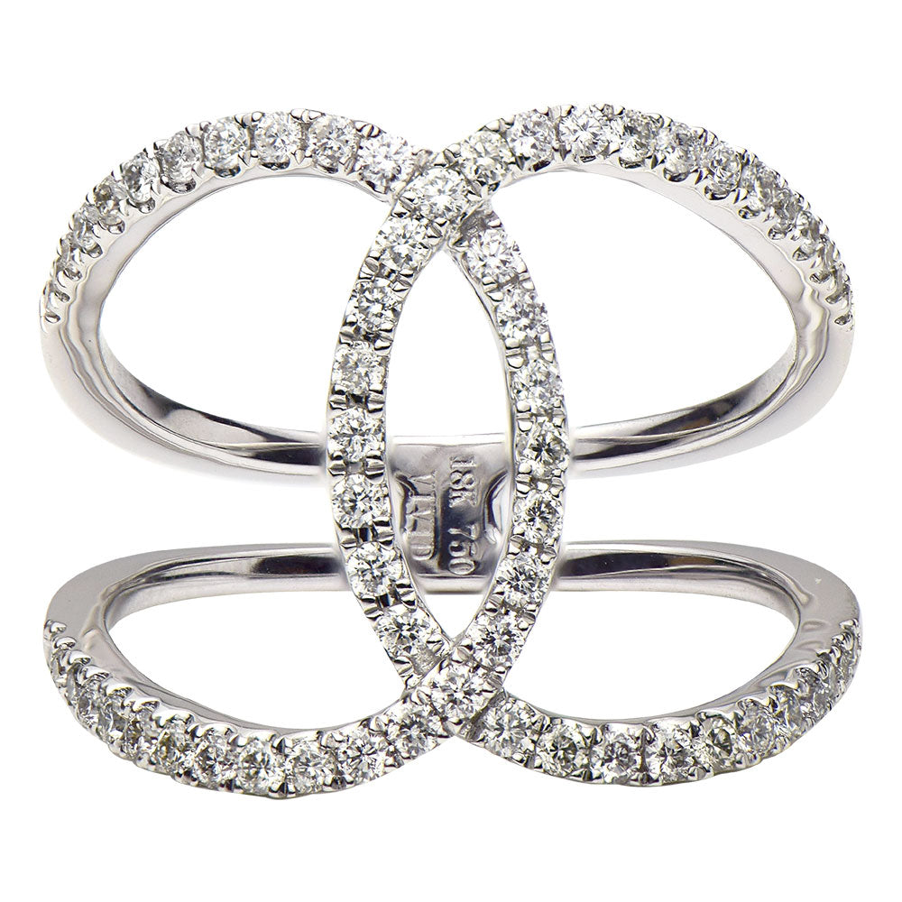 Diamond Interlocking Ring