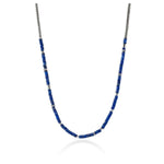 Load image into Gallery viewer, JOHN HARDY Men&#39;s Heishi Lapis lazuli Beaded Necklace
