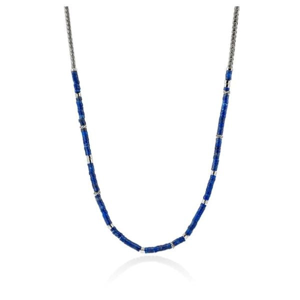 Men's Heishi Lapis lazuli Beaded Necklace