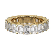 MICHAEL M 18K  Gold Crown Eternity Wedding or Anniversary Band