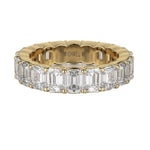 Load image into Gallery viewer, MICHAEL M 18K  Gold Crown Eternity Wedding or Anniversary Band
